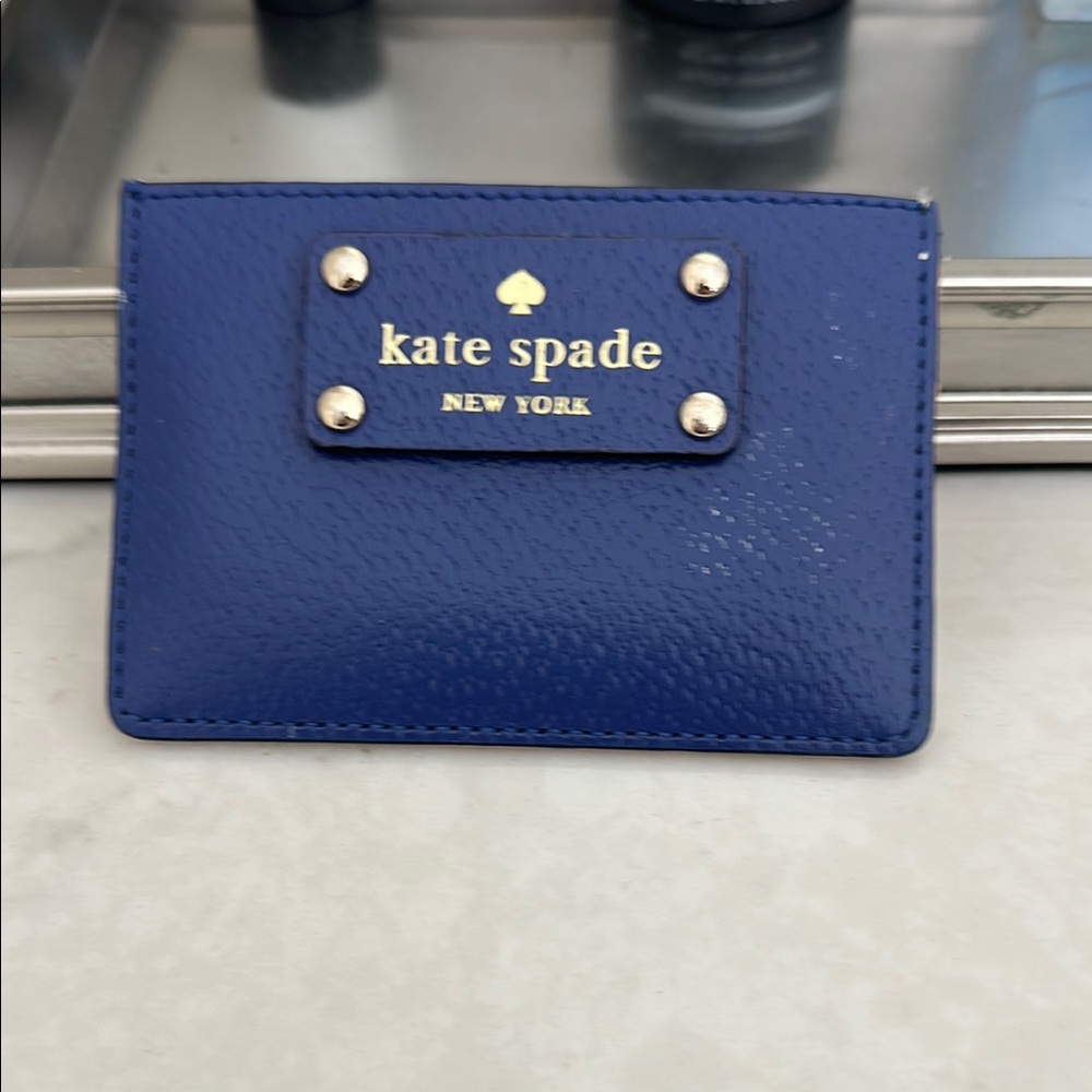 Kate Spade Blue Card Holder